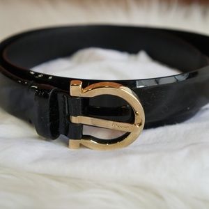 Salvatore Ferragamo Women's Patent Leather Belt
